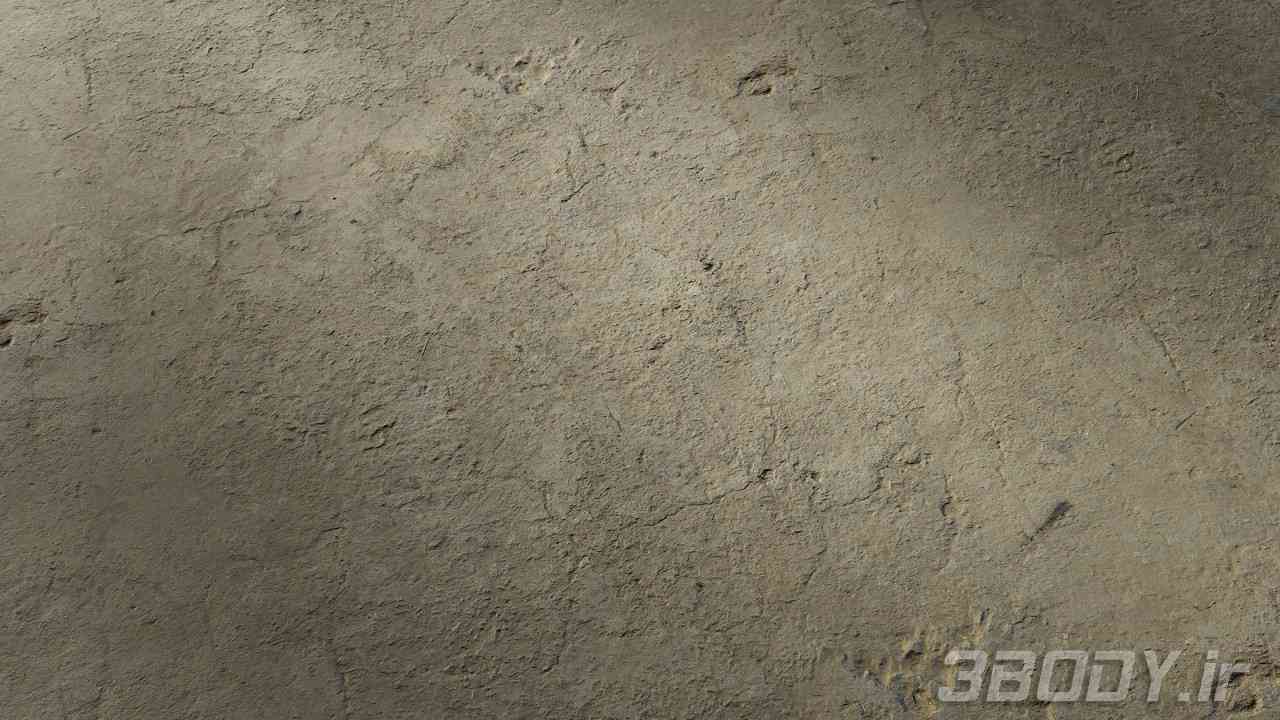 متریال بتن زبر rough concrete عکس 1